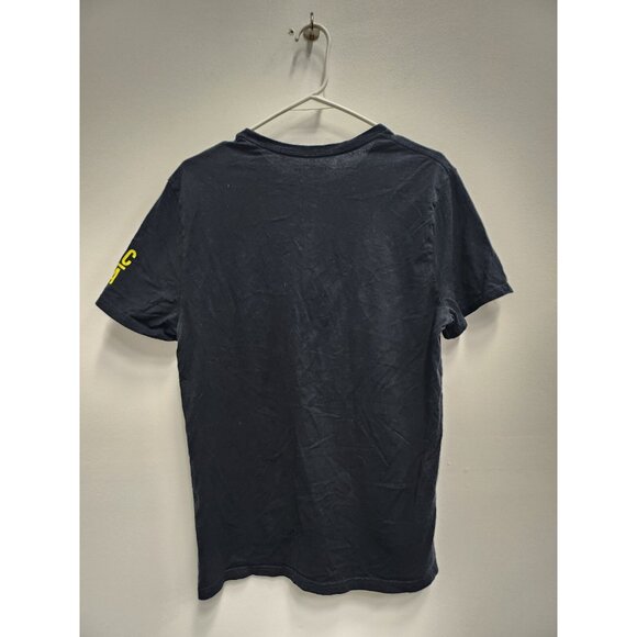 Express Mens NYC USA Graphic T-Shirt Medium Black Short Sleeve Grunge Streetwear - Picture 2 of 9